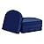 Outdoor Chair Cushions Set of 4: Waterproof & Fade Resistant Patio Furniture Cushions - 17 x 16 x 2 Inch Non Slip Round Corner Seat Cushion Pads with Removable Cover for Garden Yard Lawn, Navy Blue