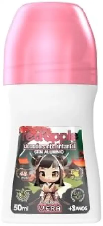 Desodorante Roll-On Infantil Red Apple 50Ml Samurai Vera