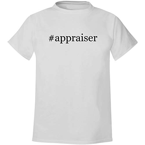 #appraiser - Men's Hashtag Soft & Comfortable T-Shirt, White, Large
