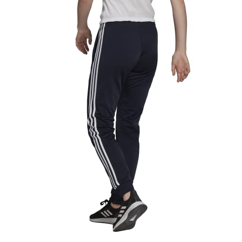 Adidas Women's Plus Size Essentials Fleece Tapered Cuff Pants, Legend Ink, 2X #TOP2