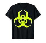 Toxic Neon Green Biohazard Symbol T-Shirt T-Shirt