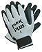 FlexPlus, 10 Gauge, Gray Shell, Black Latex Coated Palm/Fingertips - 9688VXL