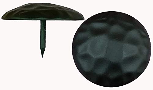 Clavos Nails, Premium Grade, 1 1/2 inch Diameter, Matte Black Powder Coat Finish (40)
