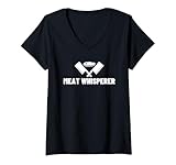 Photo Gallery donna meat whisperer retro vintage divertente barbecue chef butcher maglietta con collo a v Photo Gallery donna meat whisperer retro vintage divertente barbecue chef butcher maglietta con collo a v