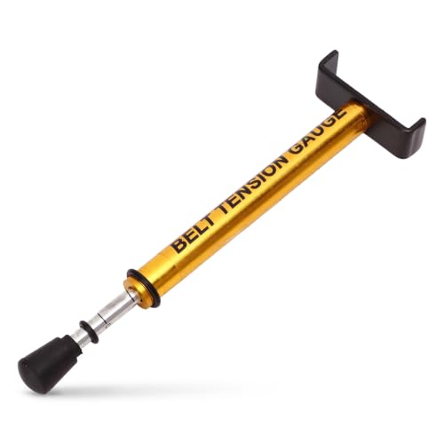 Belt Tension Gauge 10 Lb Specification Metal Universal Gauge for After Belt Replacement Adjustment or Wheel Service Accurate Motorcycle Belt Tension Setting Easy to Read