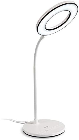 Miady Product Image LED Desk Lamp Eye-Caring Table Light, 3 Color Modes with 4 Levels of Brightness, Dimmable with Adapter, Touch Control Sensitive, 360° Flexible