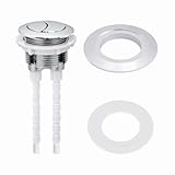 Compatibilité polyvalente sur toutes les ouvertures : conçu pour un ajustement général avec 3 types de couvercles de réservoir de toilettes, le bouton est adapté pour les configurations de 38 mm, 48 mm, 58 mm. Le design adaptable prend en charge diverses configurations de salle de bain, offrant un ajustement parfait avec différentes tailles de couvercle de réservoir de toilette pour une fonctionnalité constante.