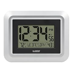 La Crosse Technology 513 1918 S INT Atomic Digital Wall Clock with Outdoor Temperature, No Size photo La Crosse Technology 513 1918 S INT Atomic Digital Wall Clock with Outdoor Temperature, No Size