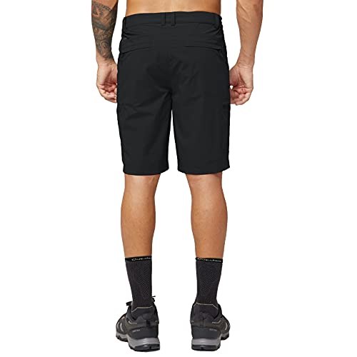 Mier Men's Quick Dry Hiking Shorts Stretchy Cargo Shorts With 6 Pockets, Water Resistant, 40, Black #TOP3