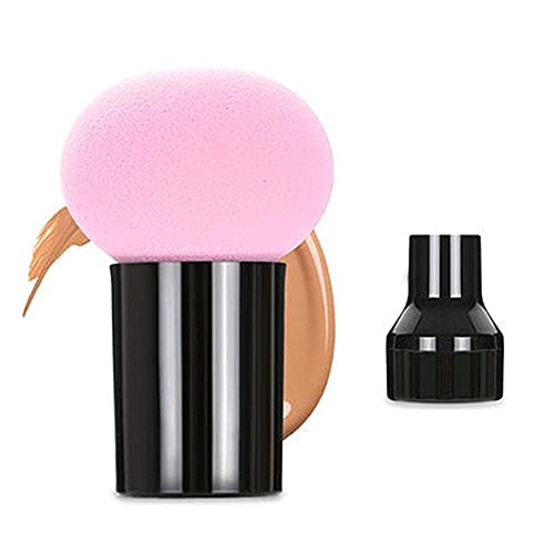 Image of SUNISA 1 Pcs Cosmetic Sponges with Case Set Mushroom Powder Puff Beauty Sponge Blender Face Puff Latex Free Makeup Sponges Brushes for Concealer Foundation Dry & Wet