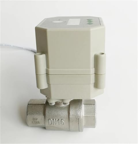 Vanne motorisée DN15 haut rendement en acier inoxydable SS304 robuste - 4