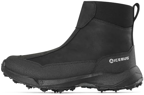 Image of Icebug Mens Metro2 Nubuck BUGrip Winter Walking Boot with Carbide Studded Traction Sole