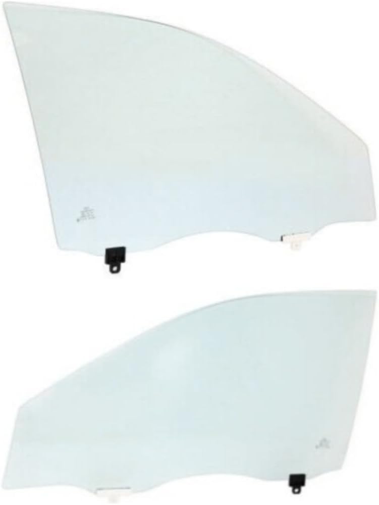 Door Glass Fits Toyota Corolla CE/LE/S 2003-2004 Set of 2 Front Driver and Passenger Side 14515253 SET-REPT480105
