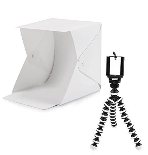 Kit Mini Estúdio 20cm e Tripé Celular Flexível T-Photo