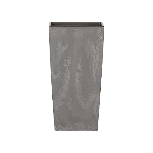 Maceta Urbi Square Beton Effect 4l., Con Depósito, Dimensiones Mm 140x140x265, Color Marengo Maceta Urbi Square Beton Effect 4l., Con Depósito, Dimensiones Mm 140x140x265, Color Marengo
