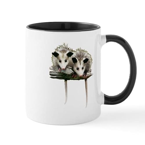 Cafepress Baby Possums On A Branch Mugs Ceramic Coffee Mug, Tea Cup 11 Oz #TOP23