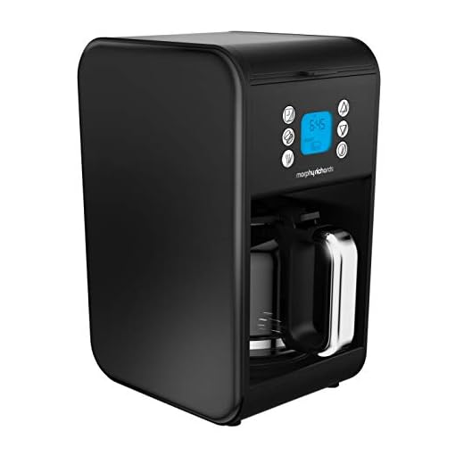 Morphy Richards 162008 Häll över kaffebryggare, svart