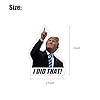 100pcs Trump I Did That Stickers Gas Pump Stickers Decal, Anti Trump Stickers, Fuck Donald Trump Mega Merchandise #2