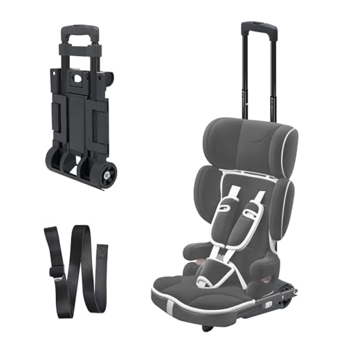 Car Seat Travel Carrier with Wheels and Foldable Design