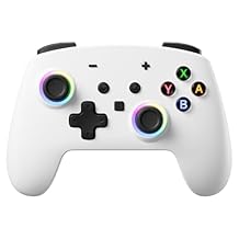 ECHTPower Switch Pro Controller with Hall Effect Joysticks Wireless Gamepad for Switch/Switch 2/Lite/OLED, Turbo Button, 4 Back Buttons, RGB Lighting, Dual Vibration & 6-Axis Gyro