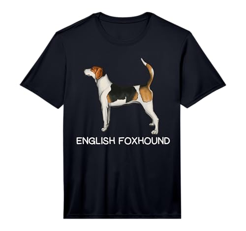 English Foxhound Crazy Dog Lover Performance T-Shirt
