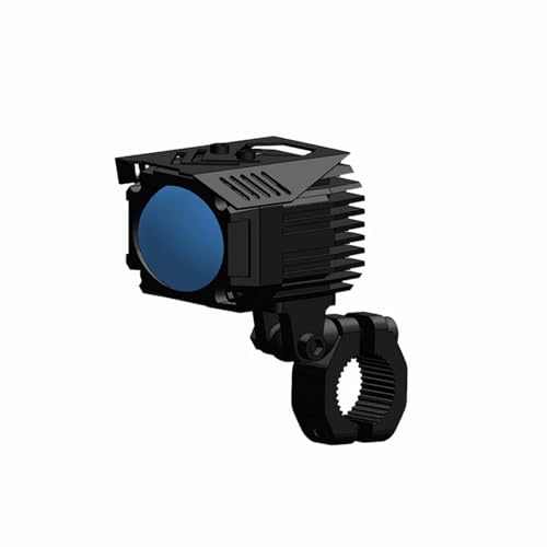 Abrazaderas para faros delanteros de motocicleta de aluminio negro 6