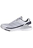 adidas Uomo Crazyquick Lightstrike Padel Shoes, Ftwr White/Silver Met./Dark Blue, 43 1/3 EU