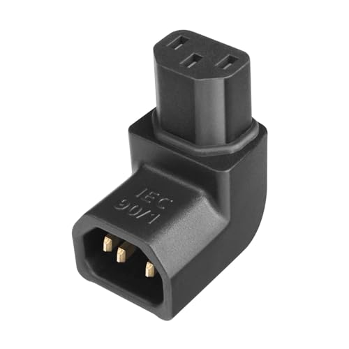 Adaptador AudioQuest IEC901 hembra a macho ángulo miniatura 1