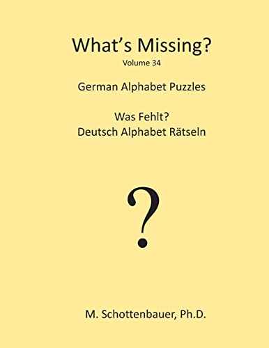 What's Missing?: German Alphabet Puzzles