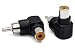 Produktbild Hosa GRA-259, Right-angle Adaptors, RCA to RCA, 2 pc