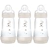 Babyprice Mam Self Sterilising Anti-colic Bottle 260ml 3 Pack Neutral Colours