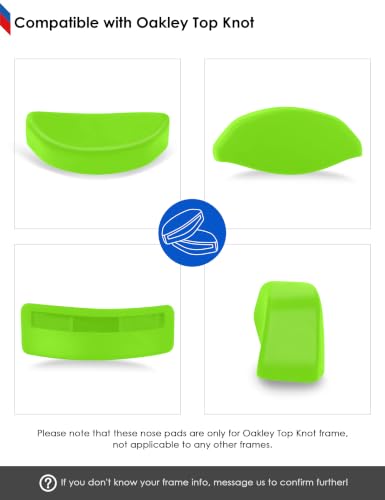Image of BLAZERBUCK Replacement Nose Pieces for Oakley Frogskins Range /Frogskins Range XL /Top Knot /Side Swept /HSTN /Spindrift /Wildrye