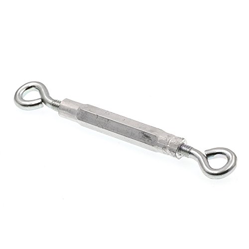 Prime-Line 9070316 Turnbuckles, Eye-To-Eye, 1 4 in. X 7-5 8 in., Zinc Plated Steel & Aluminum, 5-Pack
