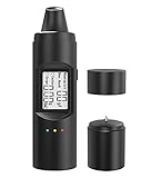Breathalyzer Breath Alcohol Tester, Portable Rechargeable Personal BAC Tester with Emergency Hammer, Semiconductor Sensor, Digital LCD Display, Professional-Grade Accuracy with Sound Alarm