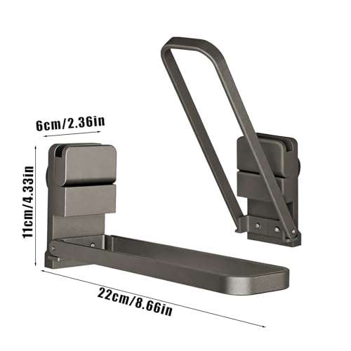 Porte-serviettes adhésif pliable double fixation sans perçage pour cuisine