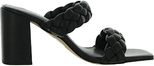 Madden Girl Women's Dixcy Heeled Sandal, Black Paris, 6.5 | Image 1