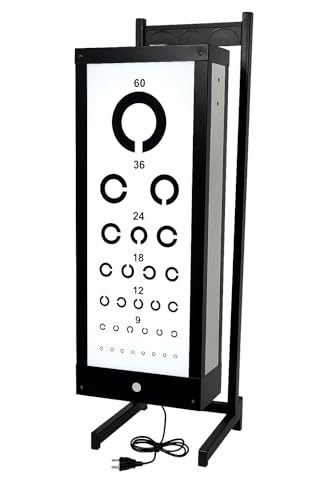 Image of EEP || Distance Vision Testing Drum || Folding Chart || Wall-Mountable || Eye Exam Equipment