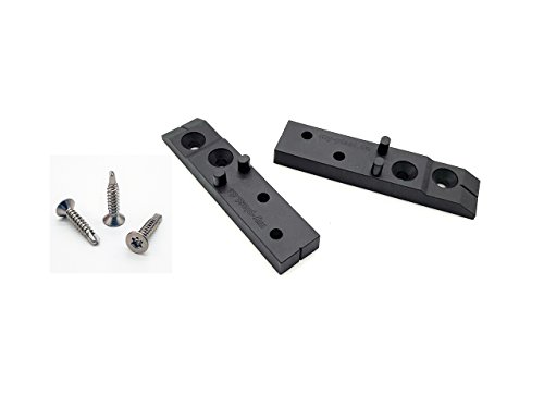 Kit de fijación para tablones de terraza con tornillos incluidos 2