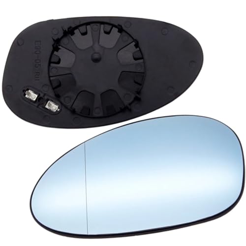 Cristales de espejo retrovisor azul para BMW E90 2005-2008 calefactables y gran angular 3