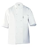 pcss css Chef Works PCSS Volnay Short Sleeve Basic Chef Coat, White, X-Small