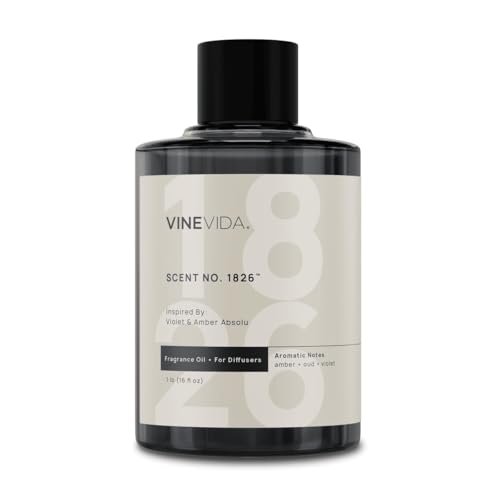 VINEVIDA [16 Oz] Inspired by: Violet & Amber Absolu; Diffuser Oil Refill | Premium Scent Diffuser Oil for Home | Non-Toxic Fragrance
