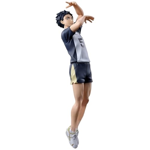 IQITOYS Kotaro Bokuto/Oikawa Tooru/Akaashi Keiji Figure Haikyuu Anime Figure Cool Model Statue de bureau Décoration de bureau Matériau PVC Cadeau pour les fans (Akaashi Keiji)