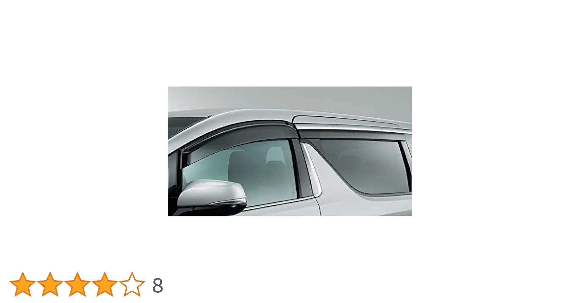 未使用保管品TOYOTA30系アルファード 純正サイドバイザースライドドア 右側 未使用保管品TOYOTA30系アルファード 純正サイドバイザー