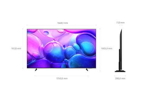 Samsung QLED 4K Q6FA 75 Zoll (189 cm) UHD Fernseher, 100% Farbvolumen für satte Farben, Quantum HDR, 4K Upscaling, Knox Security, Kostenlos 900 Sender TV Plus, Samsung Vision AI Smart TV