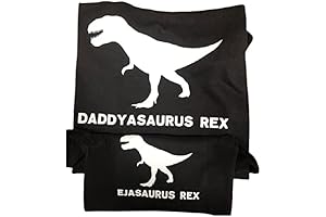 Father and Son Dinosaur Matching Dress Shirts for Easter