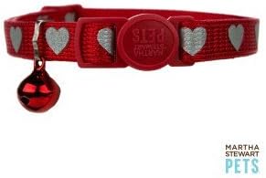 Reflective Heart Breakaway Collar