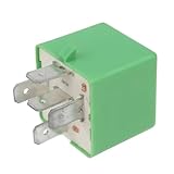 Para Peugeot 206 207 306 406 407 807 Relé Ventilador Refrigeración 5 Pines 12V 35A Color Verde 6547TX