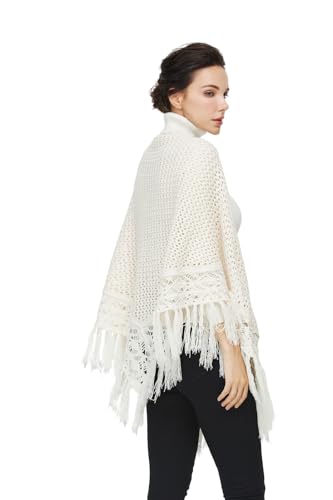 Women Versatile Knit Shawls and Wraps for Evening Dresses Elegant Triangle Fringed Scarf Cover Up2