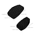 BESTOYARD 1set Automotive Clutch Pad Brake Accessories Replacement Pedal Pad Cover Compatible Noise Reduction and Non-Slip Design