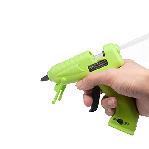 Pistola de pegamento de fusiÃ³n en caliente, recarga USB Chacerls Pistola de silicona caliente Uso de baterÃ­a inalÃ¡mbrica Palos de pegamento caliente de 7 mm Herramientas hechas a mano de pico fino